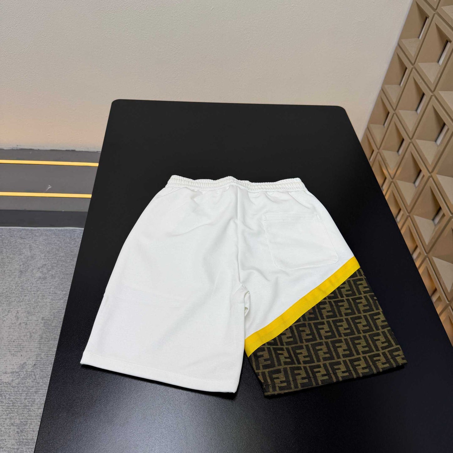 Fendi Inspired Letter Print Drawstring Shorts | Summer New Arrival
