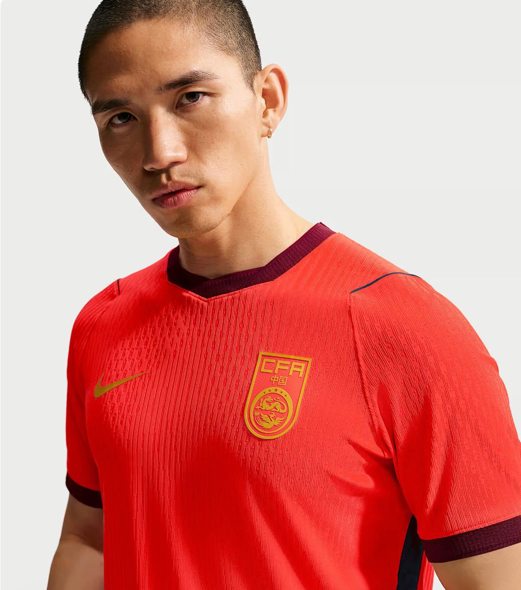 China 2026 World Cup Home Jersey | Nike Inspired Sporty Style