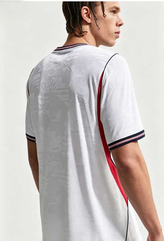 England 2026 World Cup Home Jersey | Nike Inspired Sporty Style
