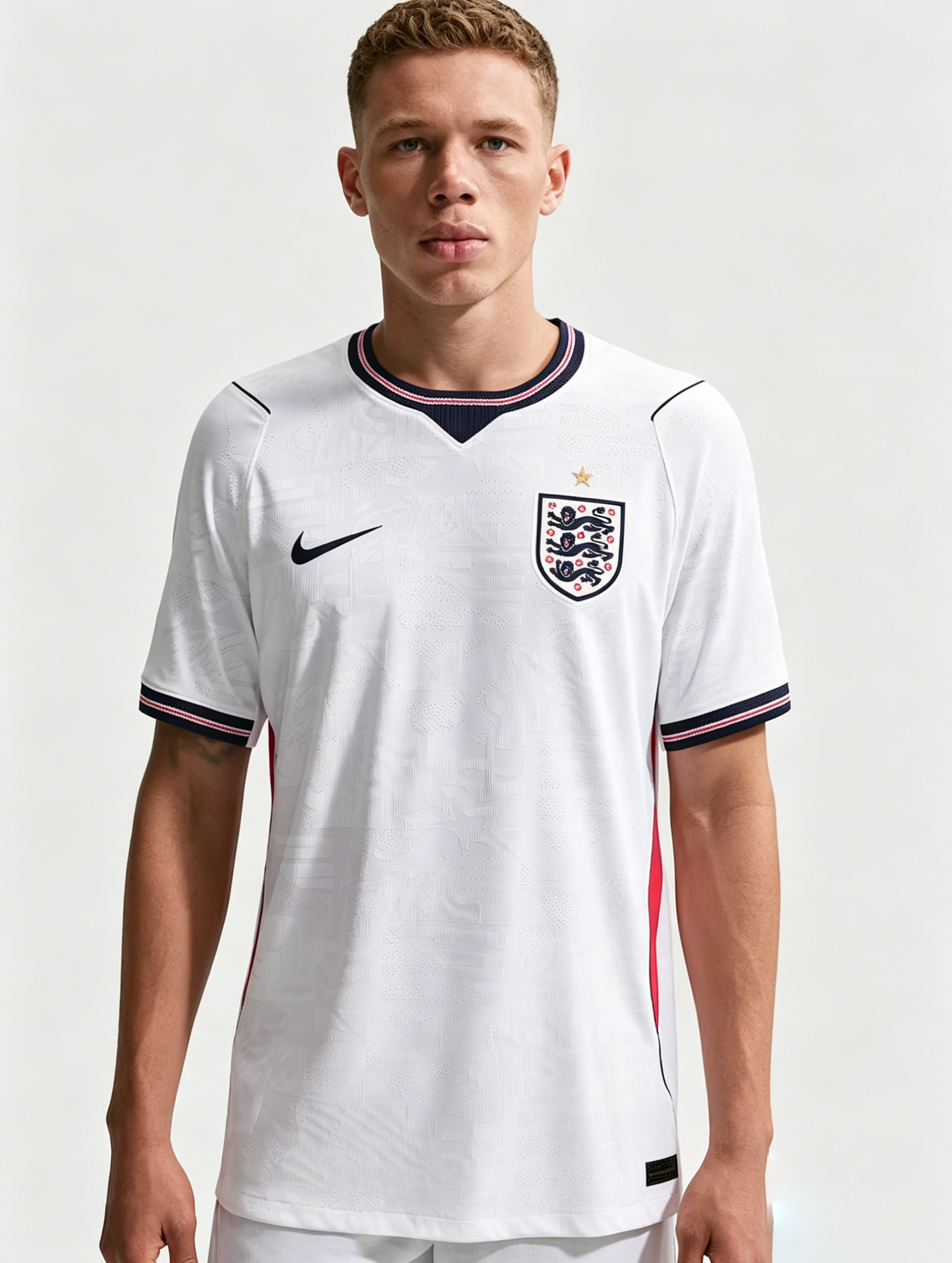 England 2026 World Cup Home Jersey | Nike Inspired Sporty Style