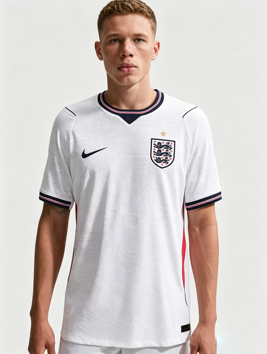 England 2026 World Cup Home Jersey | Nike Inspired Sporty Style
