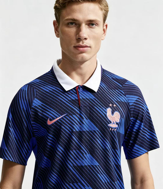 France 2026 World Cup Home Jersey | Nike Inspired Sporty Style