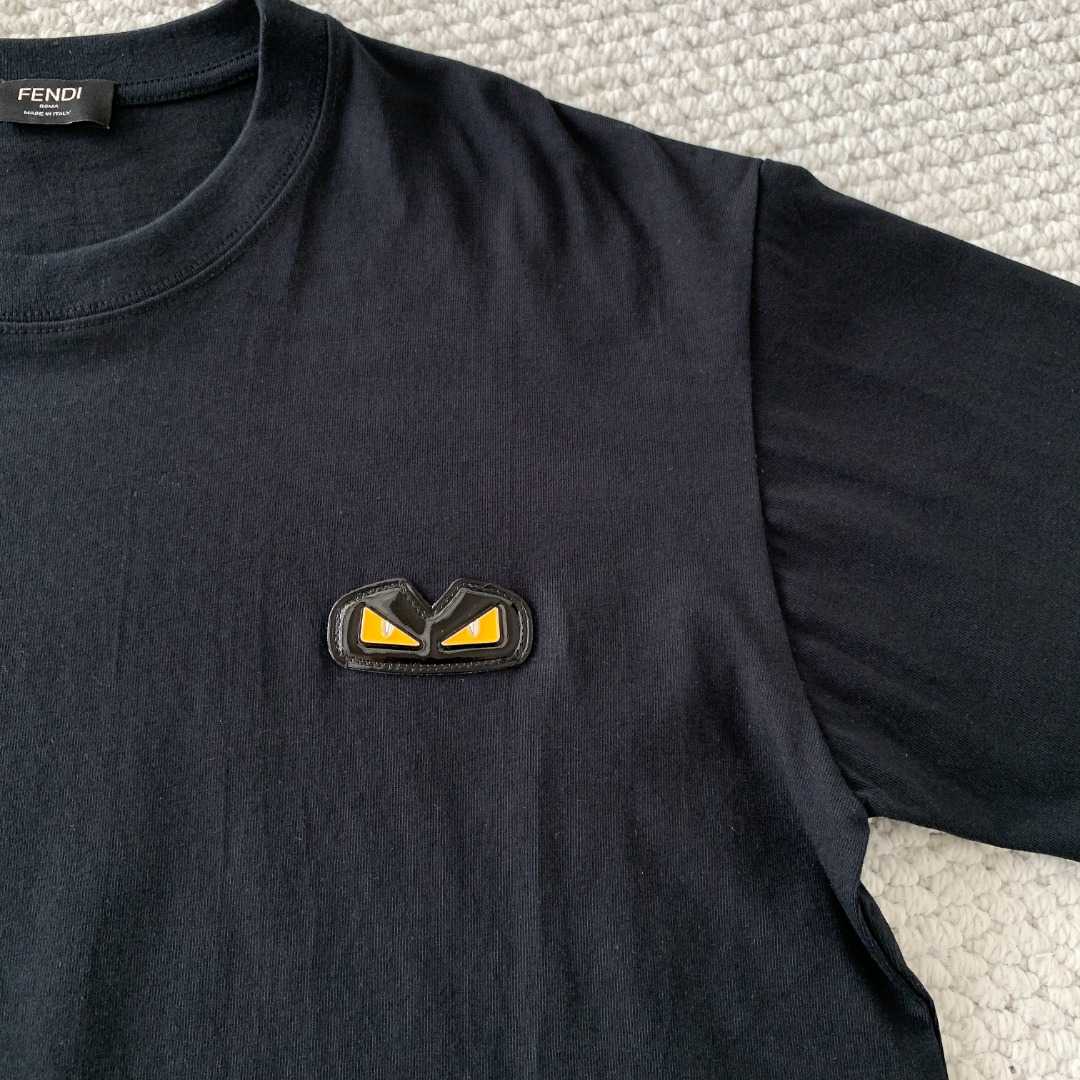 Chest Logo Embroidered T-Shirt | FENDI Inspired Luxury Style