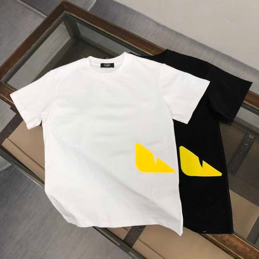 Crew Neck Casual T-Shirt | FENDI Inspired Luxury Style
