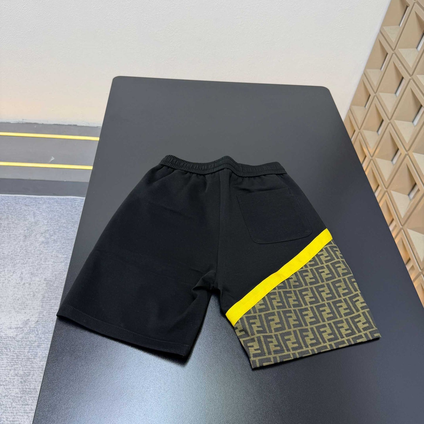Fendi Inspired Letter Print Drawstring Shorts | Summer New Arrival