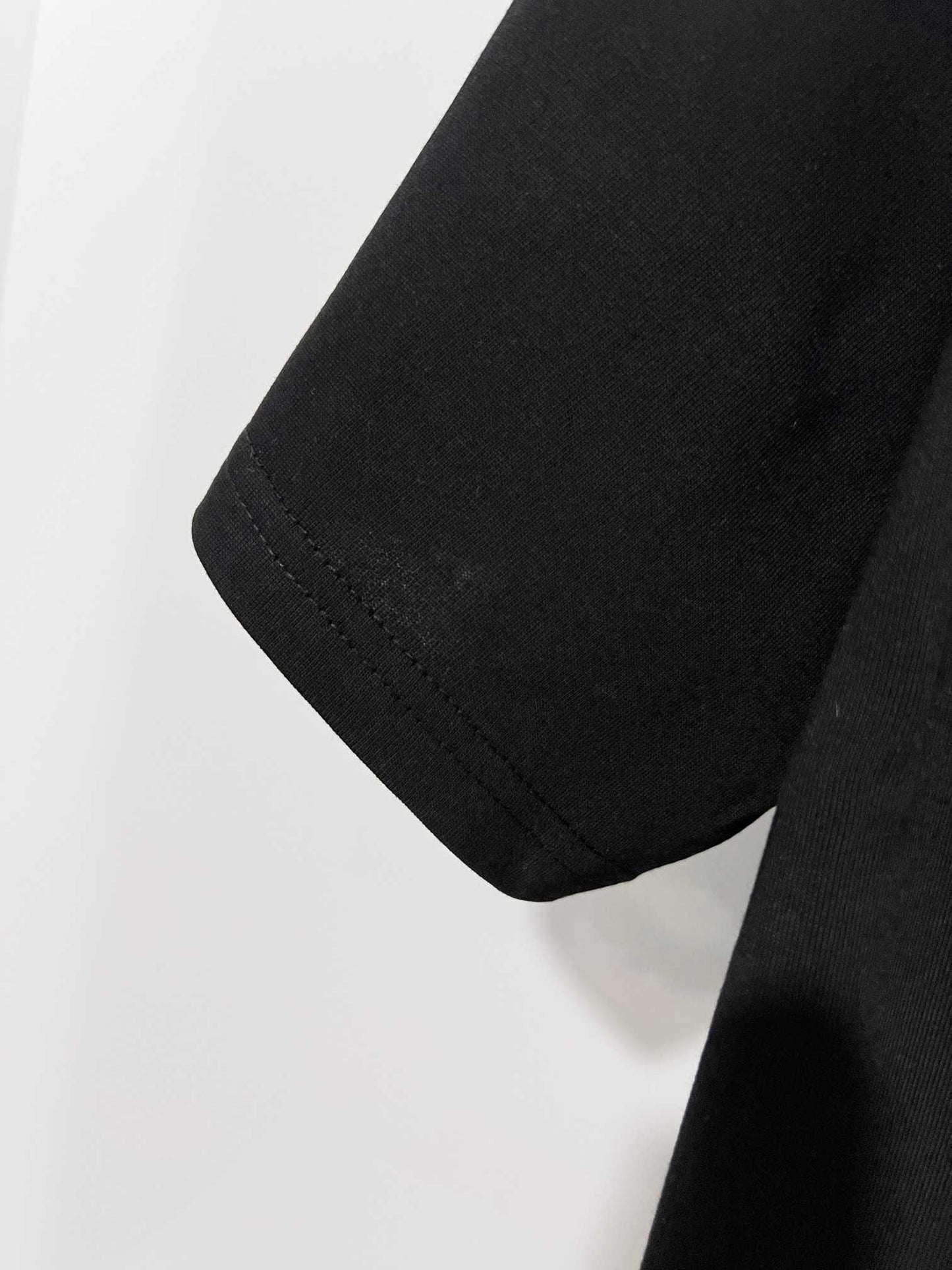Fendi Inspired 300G Crew Neck T-shirt with Flocked Monster Eyes