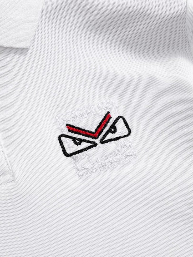 Classic Collar Polo Shirt | FENDI Inspired Luxury Style
