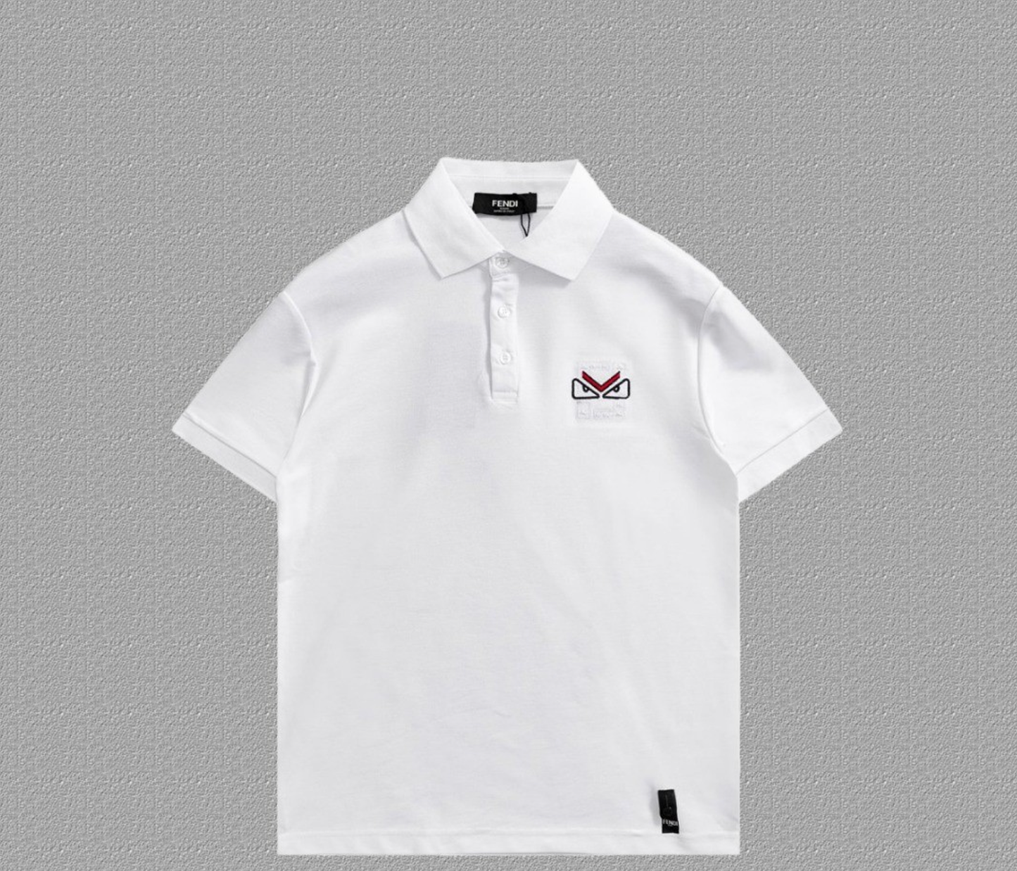 Classic Collar Polo Shirt | FENDI Inspired Luxury Style