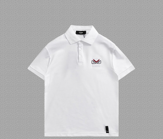 Classic Collar Polo Shirt | FENDI Inspired Luxury Style