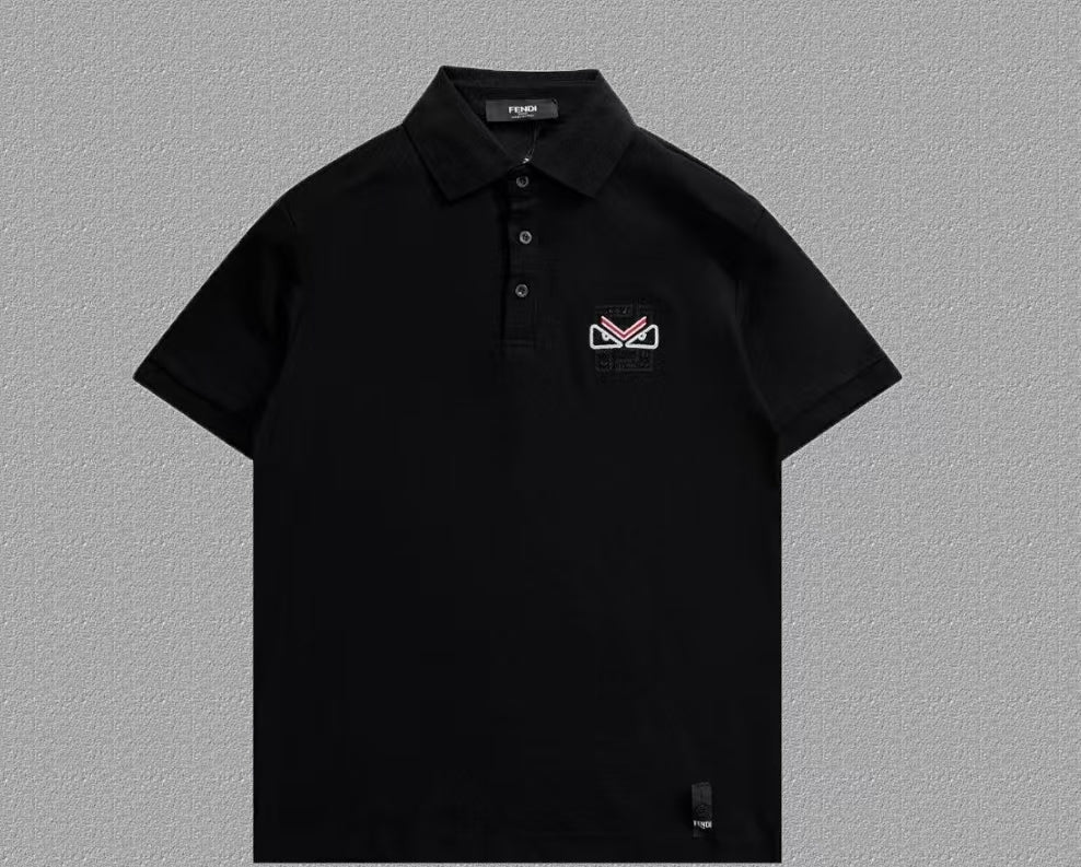 Classic Collar Polo Shirt | FENDI Inspired Luxury Style