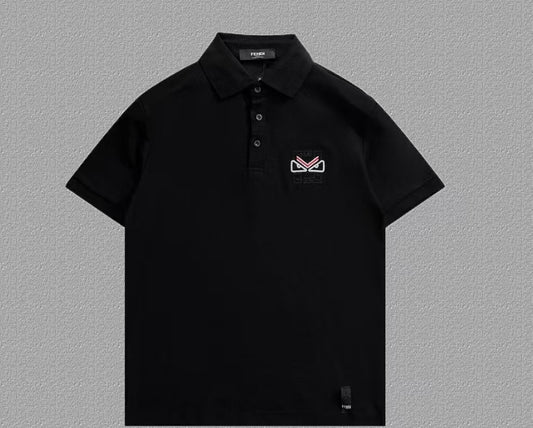 Classic Collar Polo Shirt | FENDI Inspired Luxury Style