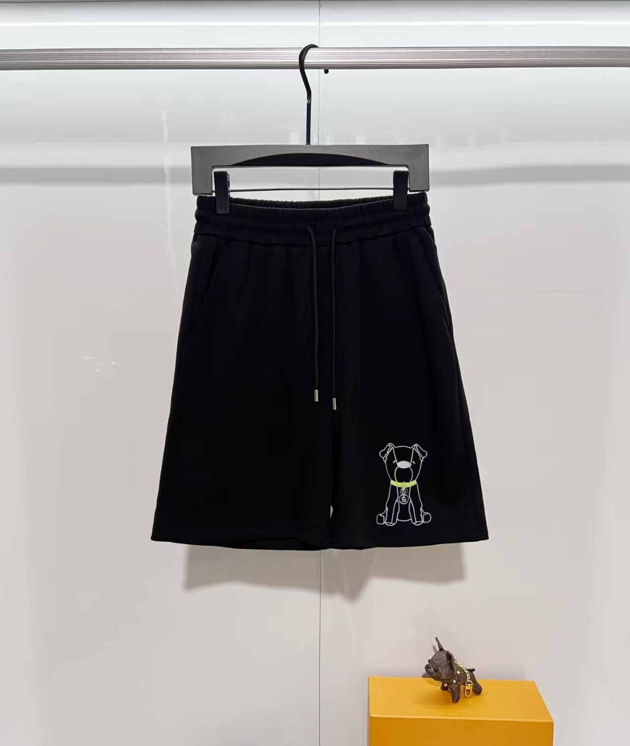Fendi Inspired 2026 Embroidered Logo Casual Shorts