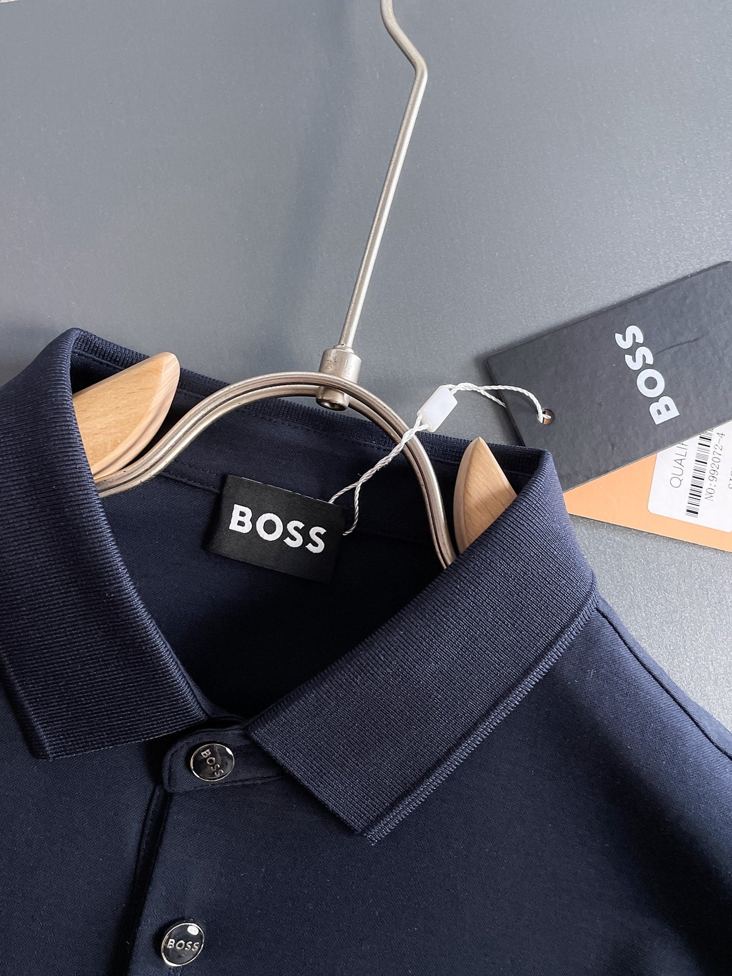 BOSS Inspired Men's Quick-Dry Polo Shirt, Breathable Business Casual Short Sleeve Top