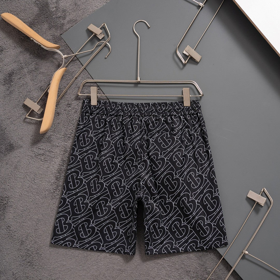 Versace Inspired Men's Ice Silk Quick Dry Beach Shorts, Casual Summer Swim Trunks