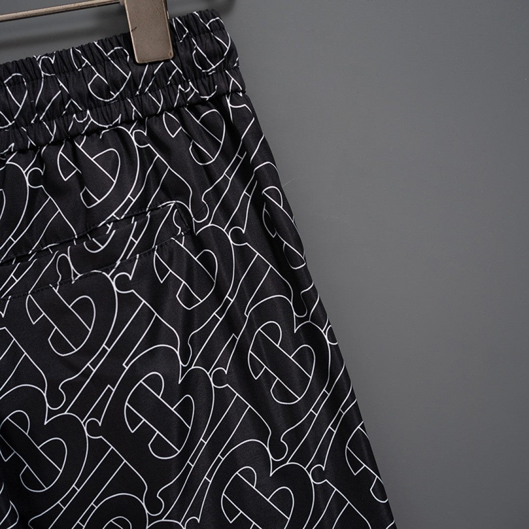 Versace Inspired Men's Ice Silk Quick Dry Beach Shorts, Casual Summer Swim Trunks