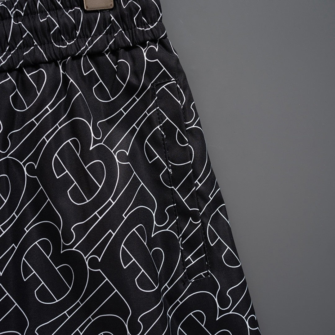 Versace Inspired Men's Ice Silk Quick Dry Beach Shorts, Casual Summer Swim Trunks
