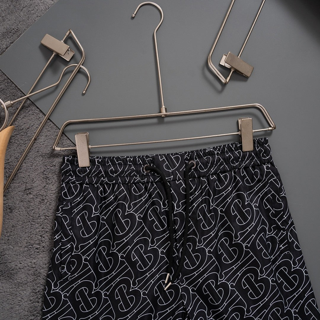 Versace Inspired Men's Ice Silk Quick Dry Beach Shorts, Casual Summer Swim Trunks