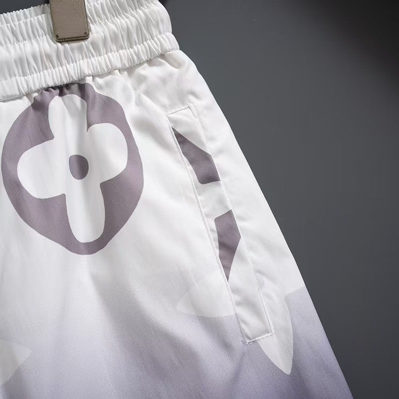 LV Inspired  Gradient Monogram Quick-Dry Beach Shorts