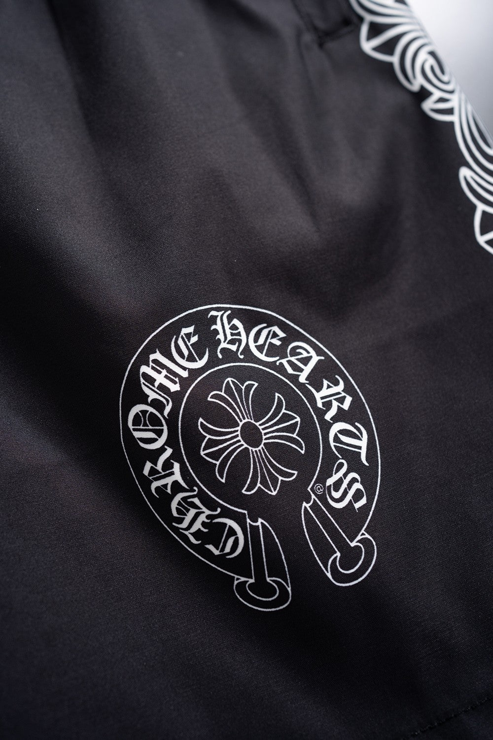 Chrome Hearts Inspired Men's Horseshoe Logo Quick-Dry Beach Shorts