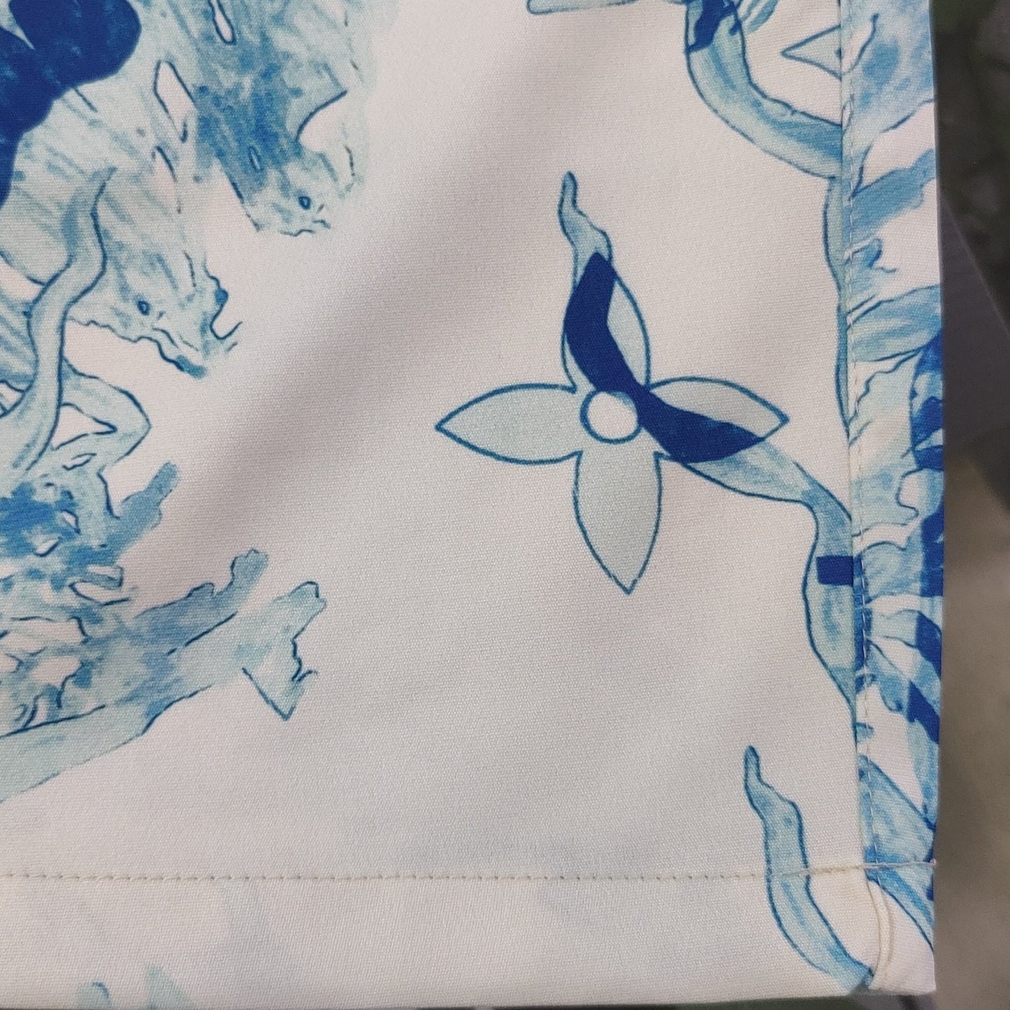 Louis Vuitton Inspired Watercolor Monogram Quick-Dry Couple Beach Shorts