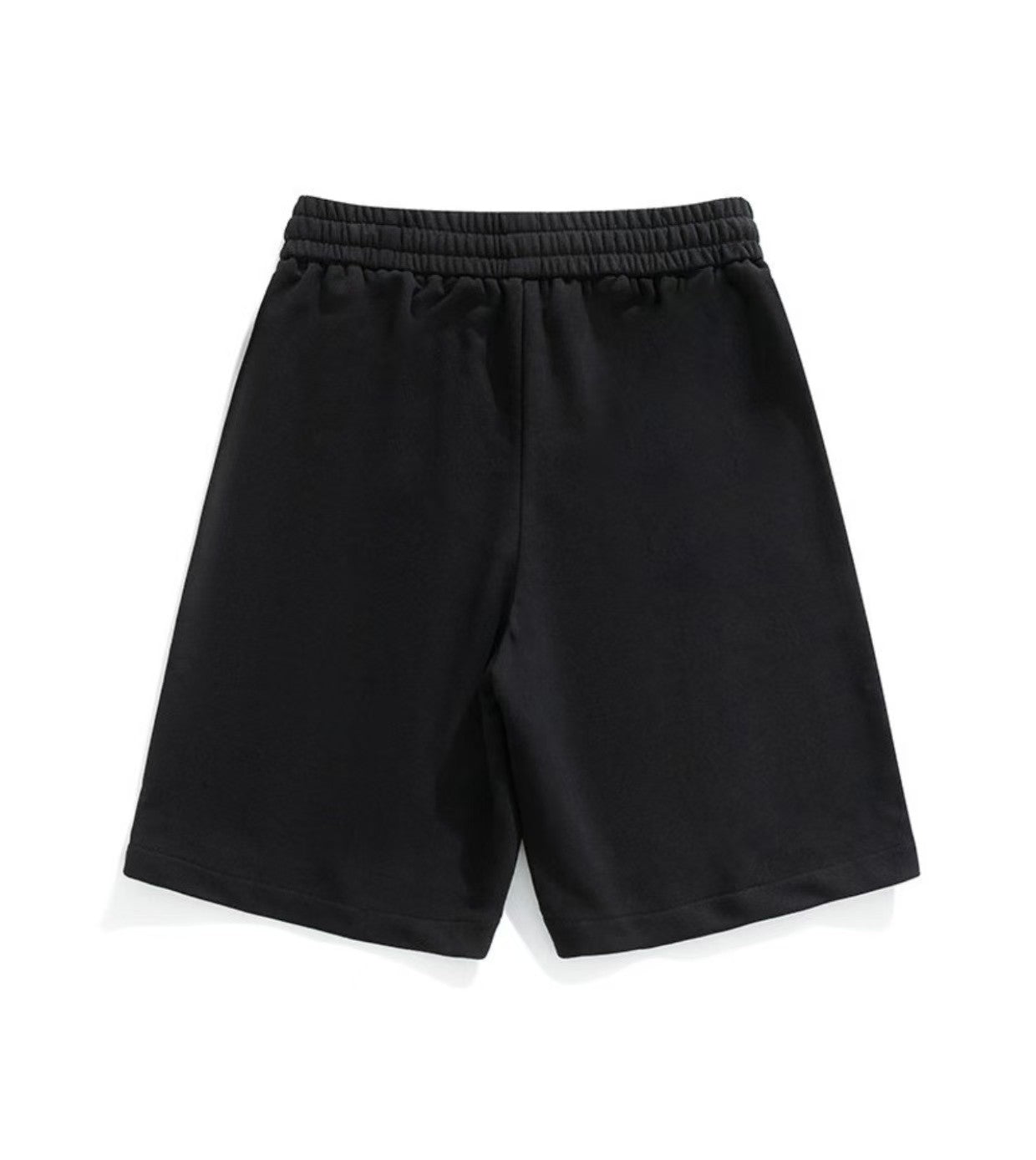 Nike Inspired Summer Loose Fit Cotton Shorts, Black & Grey