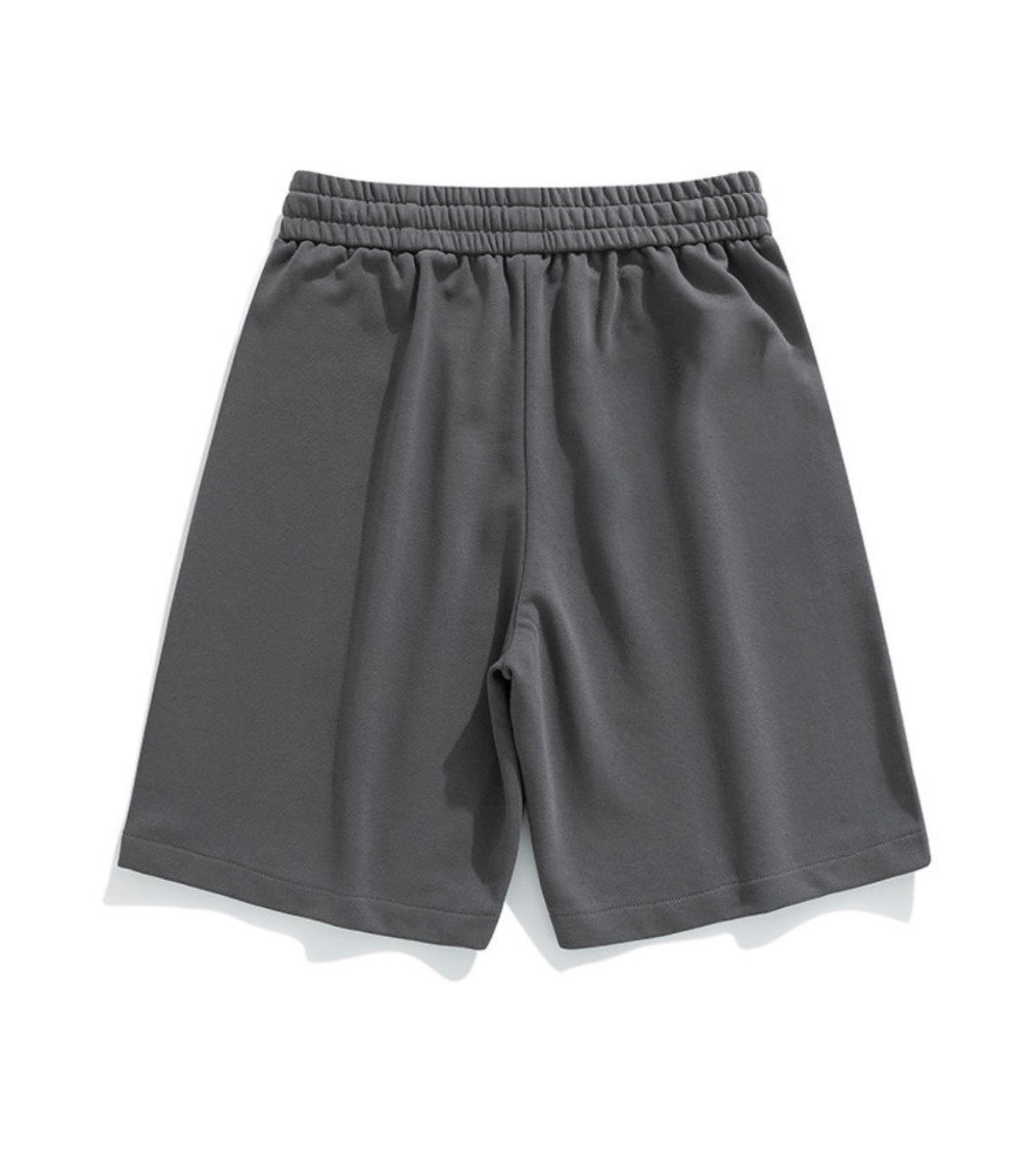 Nike Inspired Summer Loose Fit Cotton Shorts, Black & Grey